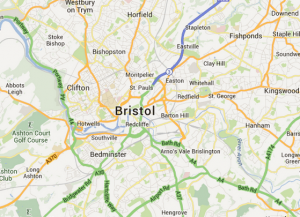 Map of Bristol