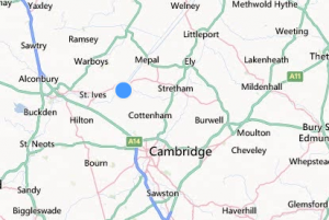 Map of Cambridgeshire