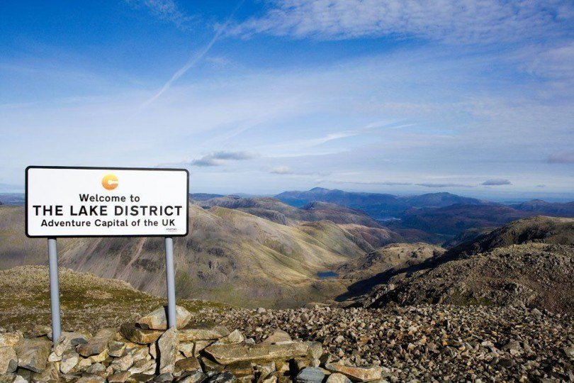 Lake District Sign
