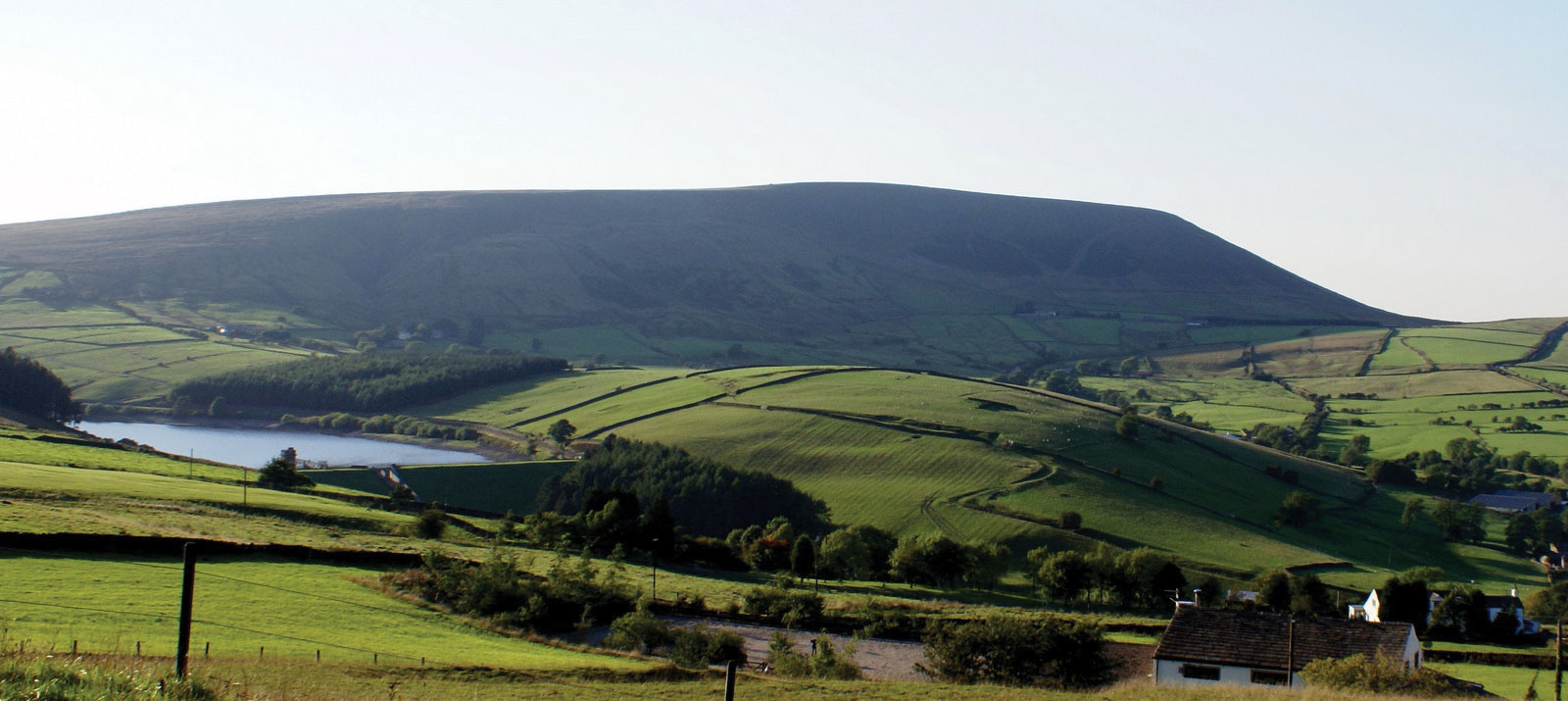 A photo of the Lancashire countryside